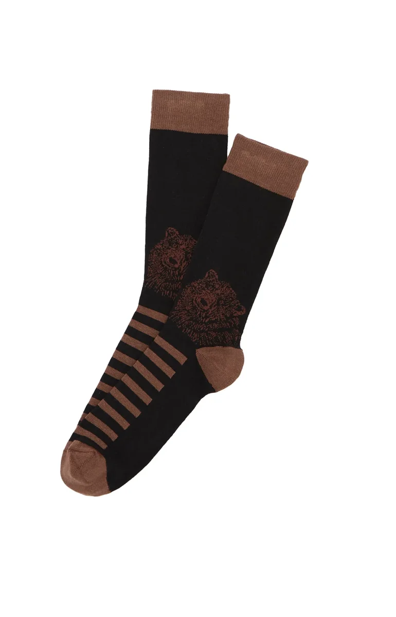 Chaussettes Ours - Noir – Image 2
