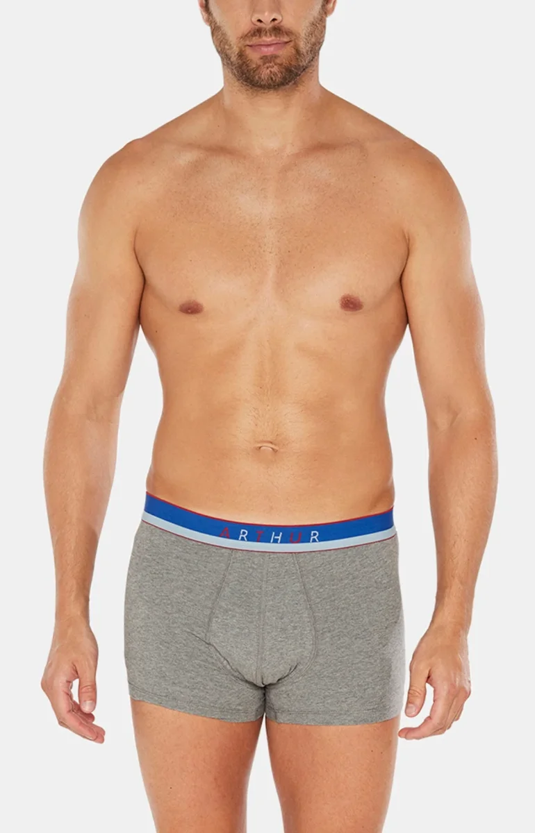 Boxer Slippé Uni - Gris